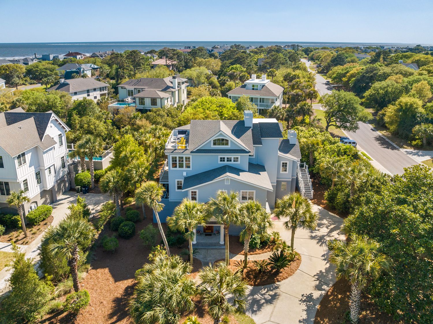 Beachcomber Run — aerial drone photography, Charleston SC