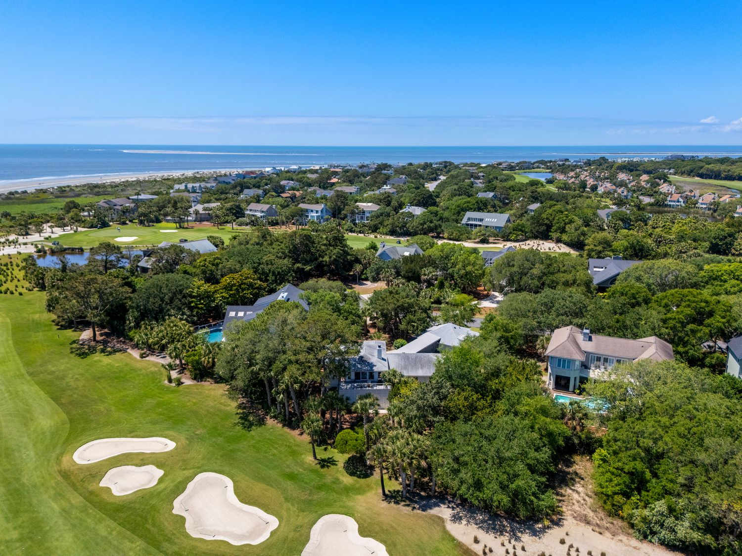 Seaview Dr — aerial drone photography, Charleston SC